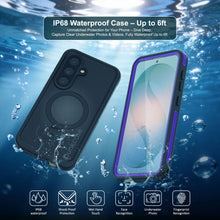 Load image into Gallery viewer, Galaxy S26 Plus Waterproof Case [Kickstud 2.0 Series] Protective IP68 Cover W/Screen Protector &amp; Kickstand [Purple]
