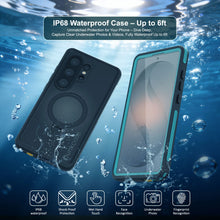 Load image into Gallery viewer, Galaxy S26 Ultra Waterproof Case [Kickstud 2.0 Series] Protective IP68 Cover W/Screen Protector &amp; Kickstand [Teal]
