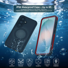 Load image into Gallery viewer, Galaxy S26 Waterproof Case [Kickstud 2.0 Series] Protective IP68 Cover W/Screen Protector &amp; Kickstand [Red]
