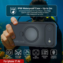 Load image into Gallery viewer, iPhone 17 Air Waterproof Case [Kickstud 2.0 Series] Protective IP68 Cover W/Screen Protector &amp; Kickstand [Blue]
