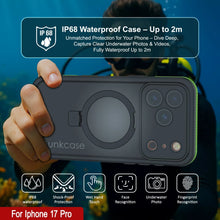 Load image into Gallery viewer, iPhone 17 pro Waterproof Case [Kickstud 2.0 Series] Protective IP68 Cover W/Screen Protector &amp; Kickstand [Green]
