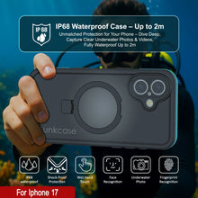 Load image into Gallery viewer, iPhone 17 Waterproof Case [Kickstud 2.0 Series] Protective IP68 Cover W/Screen Protector &amp; Kickstand [Teal]
