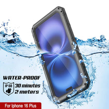 Load image into Gallery viewer, iPhone 16 Plus Metal Extreme 3.0 Series Aluminum Waterproof Case IP68 W/Buillt in Screen Protector &amp; Kickstand [Silver]
