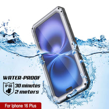 Load image into Gallery viewer, iPhone 16 Plus Metal Extreme 3.0 Series Aluminum Waterproof Case IP68 W/Buillt in Screen Protector &amp; Kickstand [White]
