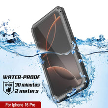 Load image into Gallery viewer, iPhone 16 Pro Metal Extreme 3.0 Series Aluminum Waterproof Case IP68 W/Buillt in Screen Protector &amp; Kickstand [Silver]
