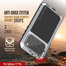 Load image into Gallery viewer, iPhone 17 Pro Metal Case, Heavy Duty Military Grade Armor Cover [shock proof] Full Body Hard [White]
