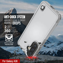 Load image into Gallery viewer, PunkCase Galaxy A36 Case, [Spartan 2.0 Series] Clear Rugged Heavy Duty Cover [White]
