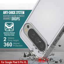 Load image into Gallery viewer, PunkCase Google Pixel 9 Pro XL Case, [Spartan 2.0 Series] Clear Rugged Heavy Duty Cover W/Built in Screen Protector [White]
