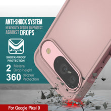 Load image into Gallery viewer, PunkCase Google Pixel 9 Case, [Spartan 2.0 Series] Clear Rugged Heavy Duty Cover W/Built in Screen Protector [Pink]
