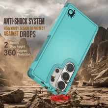 Load image into Gallery viewer, PunkCase Galaxy S26 Ultra Case, [Spartan 2.0 Series] Clear Rugged Heavy Duty Cover [Light Blue]
