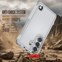 Load image into Gallery viewer, PunkCase Galaxy S26 Case, [Spartan 2.0 Series] Clear Rugged Heavy Duty Cover [White]
