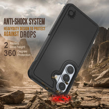 Load image into Gallery viewer, PunkCase Galaxy S26 Case, [Spartan 2.0 Series] Clear Rugged Heavy Duty Cover [Black]
