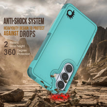 Load image into Gallery viewer, PunkCase Galaxy S26 Case, [Spartan 2.0 Series] Clear Rugged Heavy Duty Cover [Light Blue]
