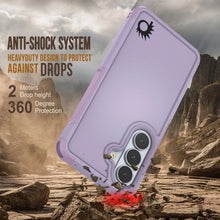 Load image into Gallery viewer, PunkCase Galaxy S26 Case, [Spartan 2.0 Series] Clear Rugged Heavy Duty Cover [Lilac]
