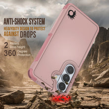 Load image into Gallery viewer, PunkCase Galaxy S26 Case, [Spartan 2.0 Series] Clear Rugged Heavy Duty Cover [Pink]
