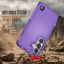 Load image into Gallery viewer, PunkCase Galaxy S26 Case, [Spartan 2.0 Series] Clear Rugged Heavy Duty Cover [Purple]
