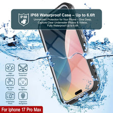 Load image into Gallery viewer, iPhone 17 Pro Max Waterproof IP68 Case, Punkcase [White] [StudStar Series] [Slim Fit] [Dirtproof]
