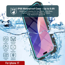 Load image into Gallery viewer, iPhone 17 Waterproof IP68 Case, Punkcase [Teal] [StudStar Series] [Slim Fit]
