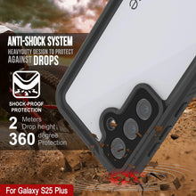 Load image into Gallery viewer, Galaxy S25+ Plus Waterproof Case, Punkcase StudStar White Thin 6.7ft Underwater IP68 Shock/Snow Proof
