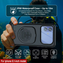 Load image into Gallery viewer, Punkcase Universal 2.0 Waterproof Phone Case for 6.1–6.3&quot; [Black]
