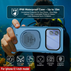 Punkcase Universal 2.0 Waterproof Phone Case for 6.1–6.3" [Blue]