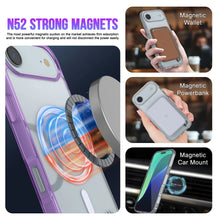 Load image into Gallery viewer, Punkcase iPhone 17 Air Magnetic Wireless Charging Case [ClearMag Series][Purple]
