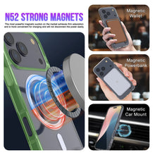 Load image into Gallery viewer, Punkcase iPhone 17 Pro Magnetic Wireless Charging Case [ClearMag Series][Green]
