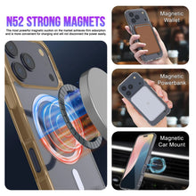 Load image into Gallery viewer, Punkcase iPhone 17 Pro Magnetic Wireless Charging Case [ClearMag Series][Gold]
