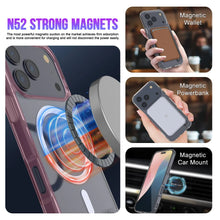 Load image into Gallery viewer, Punkcase iPhone 17 Pro Magnetic Wireless Charging Case [ClearMag Series][Rose]
