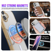 Load image into Gallery viewer, Punkcase iPhone 17 Magnetic Wireless Charging Case [ClearMag Series][Gold]
