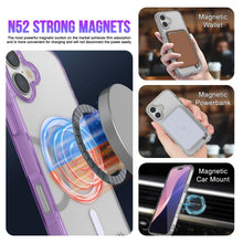 Load image into Gallery viewer, Punkcase iPhone 17 Magnetic Wireless Charging Case [ClearMag Series][Purple]
