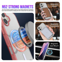 Load image into Gallery viewer, Punkcase iPhone 17 Magnetic Wireless Charging Case [ClearMag Series][Red]
