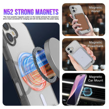 Load image into Gallery viewer, Punkcase iPhone 17 Magnetic Wireless Charging Case [ClearMag Series][Black]
