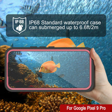 Load image into Gallery viewer, Google Pixel 9 Pro Waterproof Case, Punkcase [Extreme Series] Armor Cover W/ Built In Screen Protector [Pink]
