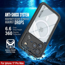 Load image into Gallery viewer, iPhone 17 Pro Max Waterproof Case, Punkcase [Extreme Series] Armor Cover W/ Built In Screen Protector [White]
