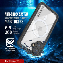 Load image into Gallery viewer, iPhone 17  Waterproof Case, Punkcase [Extreme Mag Series] Armor Cover W/ Built In Screen Protector [Red]
