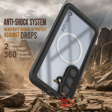 Load image into Gallery viewer, Galaxy S26 Plus Waterproof Case, Punkcase [Extreme Mag Series] Armor Cover W/ Built In Screen Protector [White]
