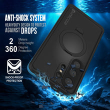 Load image into Gallery viewer, Galaxy S26 Ultra Waterproof Case [Kickstud 2.0 Series] Protective IP68 Cover W/Screen Protector &amp; Kickstand [Blue]
