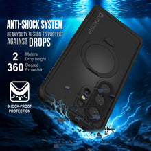 Load image into Gallery viewer, Galaxy S26 Ultra Waterproof Case [Kickstud 2.0 Series] Protective IP68 Cover W/Screen Protector &amp; Kickstand [Black]
