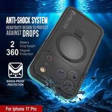Load image into Gallery viewer, iPhone 17 pro Waterproof Case [Kickstud 2.0 Series] Protective IP68 Cover W/Screen Protector &amp; Kickstand [Teal]
