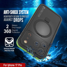 Load image into Gallery viewer, iPhone 17 pro Waterproof Case [Kickstud 2.0 Series] Protective IP68 Cover W/Screen Protector &amp; Kickstand [Green]
