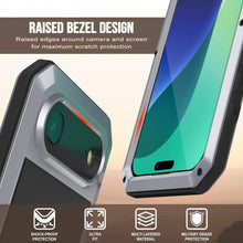 Load image into Gallery viewer, iPhone 17 Air Metal Case, Heavy Duty Military Grade Armor Cover [shock proof] Full Body Hard [White]
