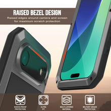Load image into Gallery viewer, iPhone 17 Air Metal Case, Heavy Duty Military Grade Armor Cover [shock proof] Full Body Hard [Silver]
