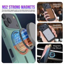 Load image into Gallery viewer, PunkCase iPhone 17 Pro Case, [Spartan 2.0 Series] Clear Rugged Heavy Duty Cover W/Built in Screen Protector [teal]
