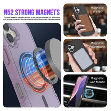 Load image into Gallery viewer, PunkCase iPhone 17 Case, [Spartan 2.0 Series] Clear Rugged Heavy Duty Cover W/Built in Screen Protector [lilac]
