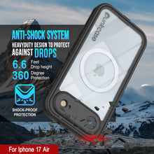 Load image into Gallery viewer, iPhone 17 Air Waterproof IP68 Case, Punkcase [Black] [StudStar Series] [Slim Fit]

