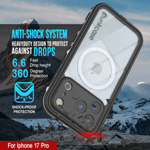 Load image into Gallery viewer, iPhone 17 Pro Waterproof IP68 Case, Punkcase [Clear] [StudStar Series] [Slim Fit] [Dirtproof]
