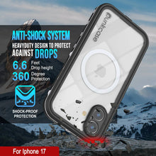 Load image into Gallery viewer, iPhone 17 Waterproof IP68 Case, Punkcase [Clear] [StudStar Series] [Slim Fit] [Dirtproof]
