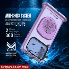Load image into Gallery viewer, Punkcase Universal 2.0 Waterproof Phone Case for 6.1–6.3&quot; [Pink]
