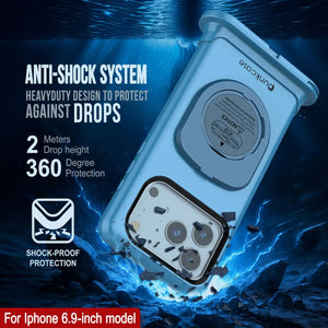 Punkcase Universal 2.0 Waterproof Phone Case for 6.7–6.9" [Blue]